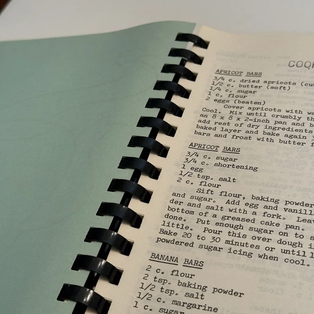 Dunlap Iowa Centennial 1867-1967 Spiral bound Cookbook Favorite Recipes VTG
